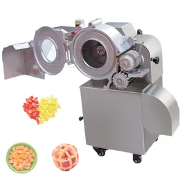 Commercial Fruit Vegetable Dicer Cutter Potato Morot Onation Cube Dicing Cutting Machine