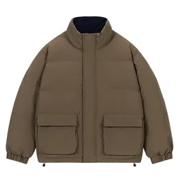 Mens Down Parkas Winter Oversize CottonPadded Coat Men Big Pocket Thick Warm Jacket Fashion Korean Streetwear Parka Outerwear Clothing Tops Male 230922
