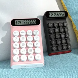 Kalkylatorer retro kalkylator dot mekanisk tangentbord bärbar dator 10-siffrig LCD-display Financial Office Fashion Simple Calculator 230922