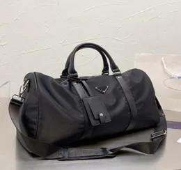Large capacity Men Fashion Duffle Bag Triple Black Nylon Travel Bags Mens Handle Luggage Gentleman Business Tote with Shoulder Str3098312