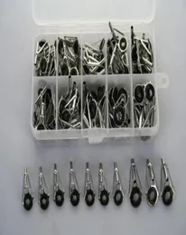 Assorted 90 pcs Fishing Rod Parts Tip Tops Gunsmoke Stainless Repair Kits1451890