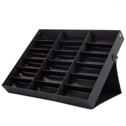 Other Fashion Accessories 18 Grid Sunglasses Storage Box Organizer Glasses Display Case Stand Holder Eyewear Eyeglasses308f