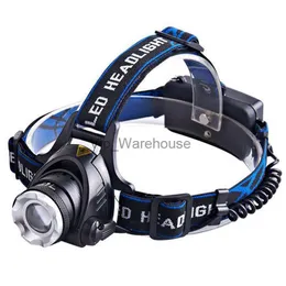 Head lamps Powerful LED Headlamp USB DC Charging Headlight Waterproof Head Lamp Use 18650 Battery Zoomable Head Light for Camping HKD230922