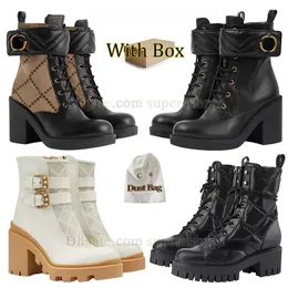Jacquard lace up zipper flat boots online