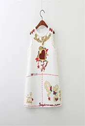 Baby Girls Dresses Sleeveless O-neck Toddler Dress Lovely Heart Through The Heart Design Embroidery Clothes Baby Dress6456964