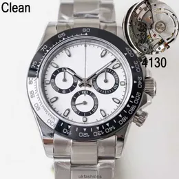 Authentic Luxury Rolaxs handledsklockor 15 stilar Top Clean Factory V11 Deluxe Watch Mens Sapphire Chronograph Watches ETA 4130 Ceramic Bezel 116500 Model 904L St HBWG