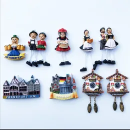 Fridge Magnets Europe Germany Tourist Souvenirs Crafts Refrigerator magnet Decoration Articles Handicraft 230921