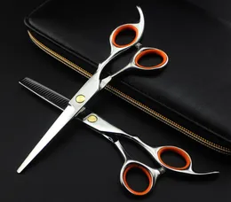 professional japan 440c 6 inch hair scissors set cutting barber makas haircut hair scissor thinning shears hairdressing scissors8762593