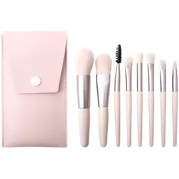 Pincéis de maquiagem conjunto profissional 8pcs pincel de base blush sobrancelha corretivo ferramentas de beleza 230922