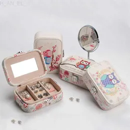Jewelry Boxes Jewelry Pouches JMjermyn Cartoon Printed Box Fashion Design Selling Portable Jewel Case Display And Showing Boxes L230922