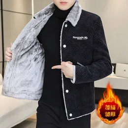 Misto lana da uomo 2023 Autunno Inverno Giacca di lana Peluche addensato Cappotto caldo Casual Business Streetwear Cappotto Giacca a vento 230921