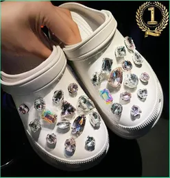AB Fancy diamond Charms Designer Bling Rhinestone Shoe Decoration Charm for JIBS s Kids Boys Women Girls Gifts6778794