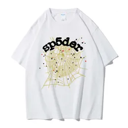 T Fashion Men Shirts Y2K Sp5der 5555555 طباعة القمصان الفاخرة للرجال للنساء العلامة التجارية Tshirts Hip Hop Singer Spider Tops Tees Summer Clouds T-Shirt X5LT