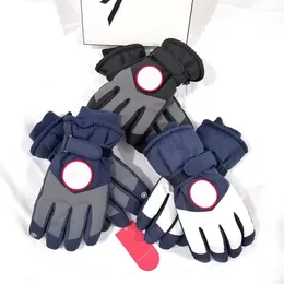 Five Fingers Ski Gloves For Women Men Warm Cycling Driving Fashion Winter Warm Ski Gloves Outdoor Sport Glove