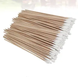 500 PCS Pointed Cotton Swabs 6 Inch Wooden Handles Tipped Applicators Stick