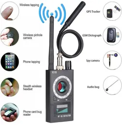 1MHz65GHz K18 Multifunction Camera Detector Camera GSM Audio Bug Finder GPS Signal Lens RF Tracker Detect Wireless Products1495829