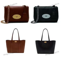 Lily Bag Mulberries Top Quality Designer äkta läder axelväskor Kvinnor handväska brittiska varumärken Satchels Crossbody Tote Messenger 230922