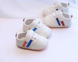 Hot New 0-18M Baby Girl First Walkers Lovely Soft Sole PU Sneakers Shoes Newborn Infant Anti-slip Crib Shoes Toddler Shoes