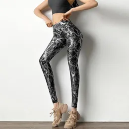 Aktywne spodnie Kobiety legginsy Wysoka talia trening fitness Push Up Fashion Sport Sexy Yoga Clothing Ropa de Mujer