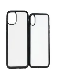Em branco 2D sublimação TPU Soft Cell Phone Cases para iPhone 14 Plus 13 12 Mini Pro Max 11 XR XS Samsung S21 S21Ultra com alumínio I9625245
