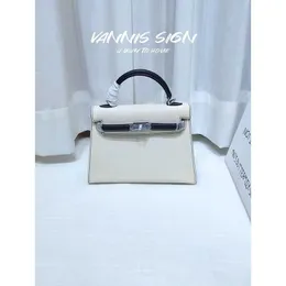 Luksusowa torba Killeskusja Kaily i wszechstronna torba na telefon komórkowy z czarną białą, kontrastującą skórę dla damskiej mini-generacji drugiej generacji
