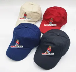 Colors Polo Baseball Cap Embroidered Bear Outdoor Unisex Cotton Adjustable for Men Women Fashionable9133076