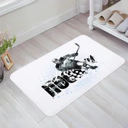 Carpets Ice Hockey Player Speed Kitchen Floor Mat Living Room Decor Carpet Home Hallway Entrance Doormat Balcony Door Anti Slip Rug