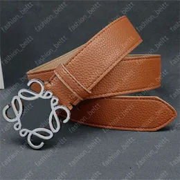 Designer Belts Genuine Leather Men Jeans Belt Fashion Smooth Buckle Women Waistband Clemence Casual Cintura Ceinture Width 3.8cm