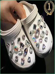 AB Fancy diamond Charms Designer Bling Rhinestone Shoe Decoration Charm for JIBS s Kids Boys Women Girls Gifts3336285
