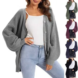 Women's Autumn and New Knitwear Single Breasted Loose Cardigan Wear