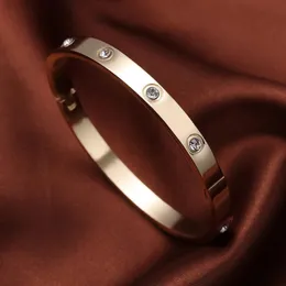 Pulseira de aço inoxidável pulseiras mulher pulseiras para ouro amor cristal casamento feminino luxo jóias presentes 230922