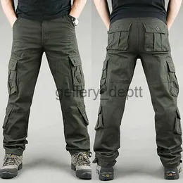 Męskie spodnie męskie spodnie armii Spodnie ładunki Wojskowe 8 kieszeni ogrody spodni ładunkowy Mężczyzna Pełne długie odległości Spodnie robocze plus 4xl Casual Pants J230922