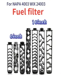 6quot 10inch Extension Spiral 1228 5824 Oil Filters Threaded Single Core Aluminum Tube 12x28 58x24 Car Fuel Filter 12quo6001285