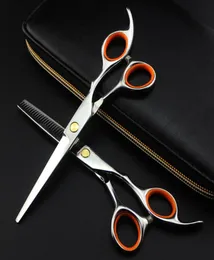 professional japan 440c 6 inch hair scissors set cutting barber makas haircut hair scissor thinning shears hairdressing scissors5779577