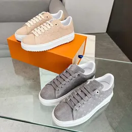 Designer casual skor time out sammet päls päls varma sneakers gamla blommor mocka tyg hjort sport sneaker män kvinnor skridskor sko jogging fitness skor 00