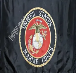 Black USMC Marines Marine Corps Emblem Flag 3ft x 5ft Polyester Banner Flying 150 90cm Custom flag outdoor7276757