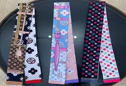 13color Desinger Letters Print Bags Scarves Silk Handle Gloves Wraps Muffler Wallet Purse Handbag Women Bag Paris Tote Luggage5160629