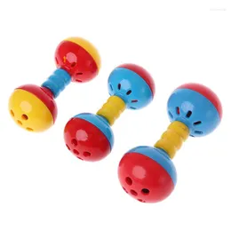 Other Bird Supplies Bell Toy Colorful Dual Balls For African Greys Cockatoo Macaws G5AB