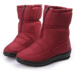 Women winter thick snow boots girls waterproof cotton shoes zipper warm ankle shoes classic outdoor work shoes size 35428784717