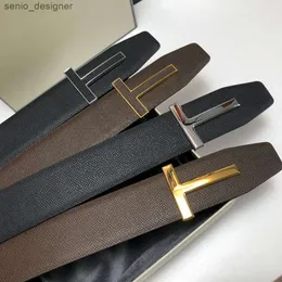tom ford Belt New Men Clothing Accessories Belts Big T Buckle Fashion Women High Quality Luxurys Designers 3A Genuine Leather Waistband With Box Dus O73A