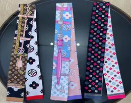 13color Desinger Letters Print Bags Scarves Silk Handle Gloves Wraps Muffler Wallet Purse Handbag Women Bag Paris Tote Luggage7681101