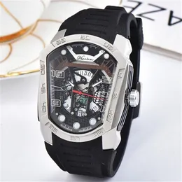 Phantom marka luksusowe męskie zegarek super fajny fantom zegarek 42 mm Blade Front Warrior Quartz Top Man Men Watch Luksusowy zegarek272r