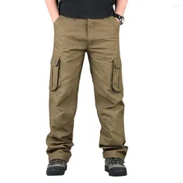 Men's Pants Men Outdoor Three-dimensional Pockets Multi-functional Casual Autumn Trousers Multi-pocket