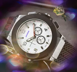 Najlepsze mechaniczne automatyczne randki Zatrzymuje luksusowe wielkie piny PINS Tide Super Clock gumowa klamra popularna firma Business Siez Watch Watch Exquipite Day Prezenty