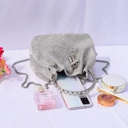 Torby w talii z portfelami dla kobiet ręcznie poliester Lady 9 cm Guang Dong Prowincja Guangdong Packs Srebrna torba