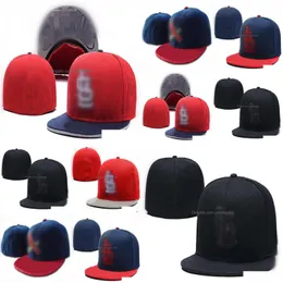 Boll Caps Fashion 10 Styles STL Letter Baseball for Men Women Sport Hip Hop Gorras Bone Fitted Hats H6-7.4 Drop Leverans Accessorie DHH0K