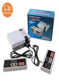 Drop Ship Retail 620 Game Console Retro Family NES Controllers TV Output Games for Kids Child Christmas Gifts Memo3612609