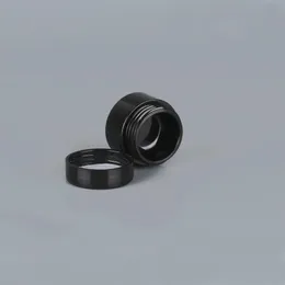 Siyah boş 5 gram 5ml plastik pot kavanozları kozmetik örnek boş kabı vida kapağı makyaj için göz farı çiviler toz boya zz
