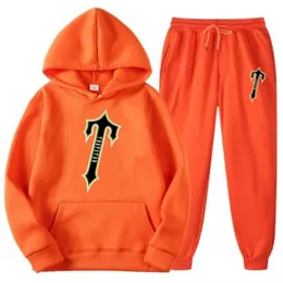 Herren Trainingsanzüge Trainingsanzug Trend Kapuzen 2-teiliges Set Hoodie Sweatshirt Jogginghose Sportbekleidung Jogging Outfit Trap Star Herrenbekleidung 230921