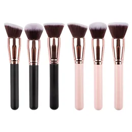 Makeup Szczotki narzędzia 1PC BB Cream Brush okrągłe głowica luźna płaska podkład Blush ukośny narzędzie do kosmetyków 2309922